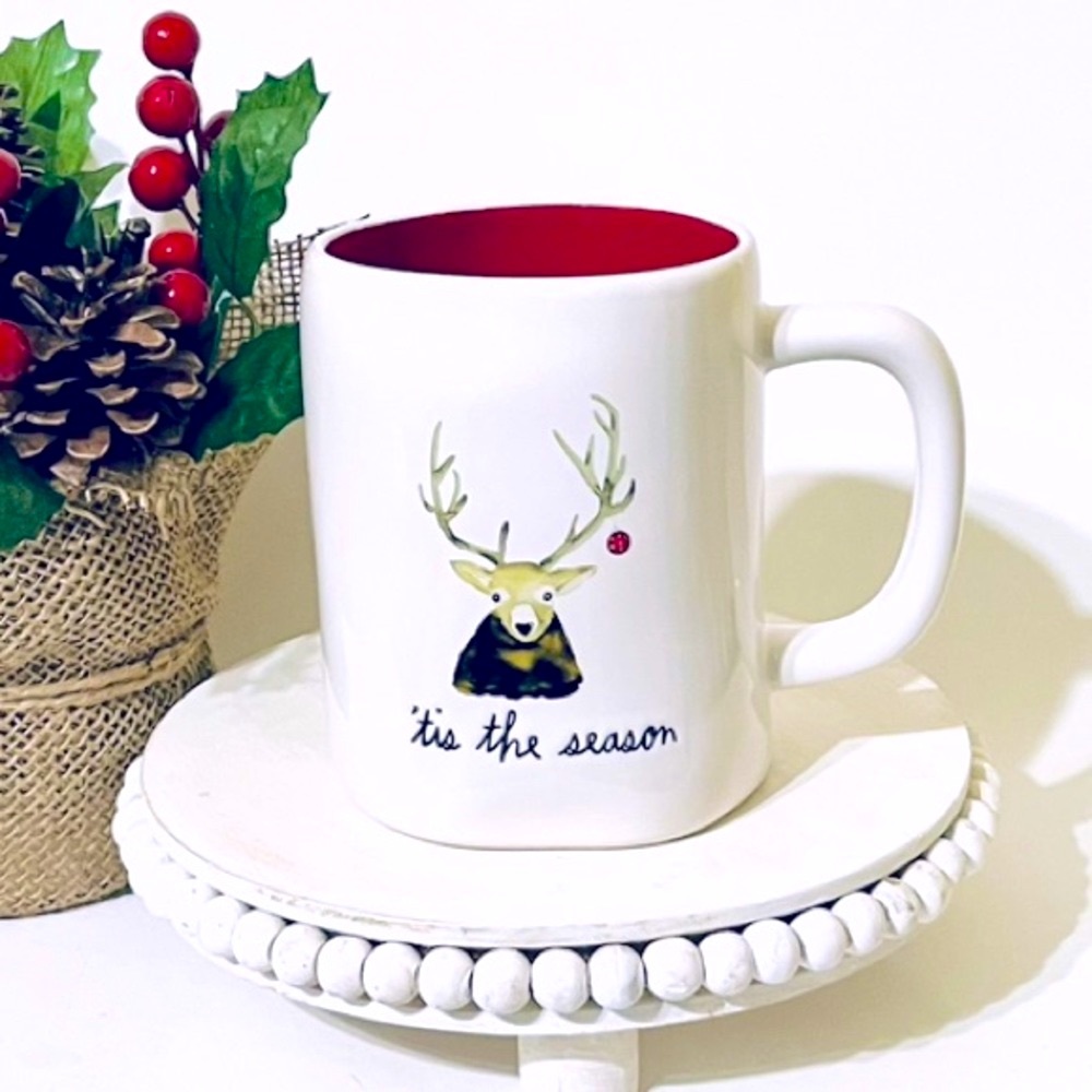 Rae Dunn Christmas “Tis the Season” Deer Mug